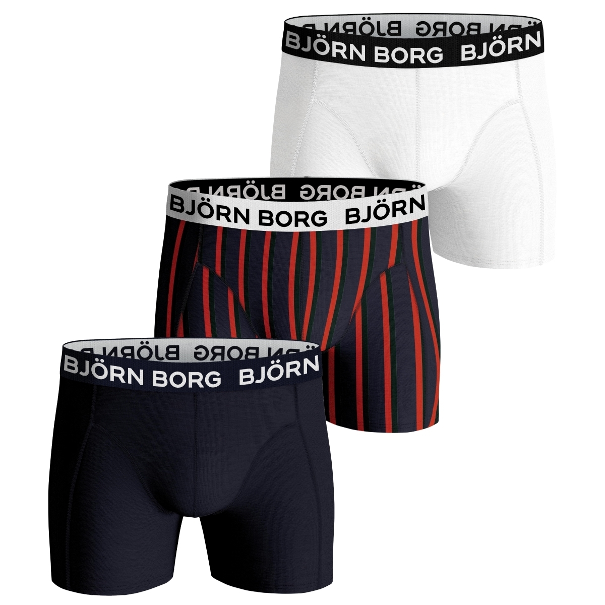 Björn Borg Core Boxer 3er Pack Boxershorts multicolor