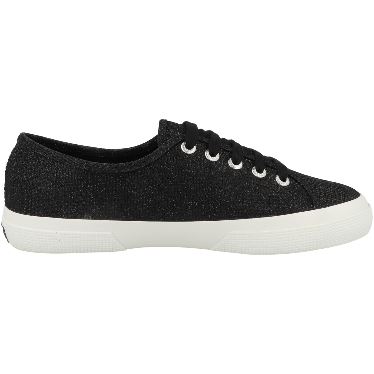 Superga 3750 Jersey Lame Leggera Sneaker low schwarz