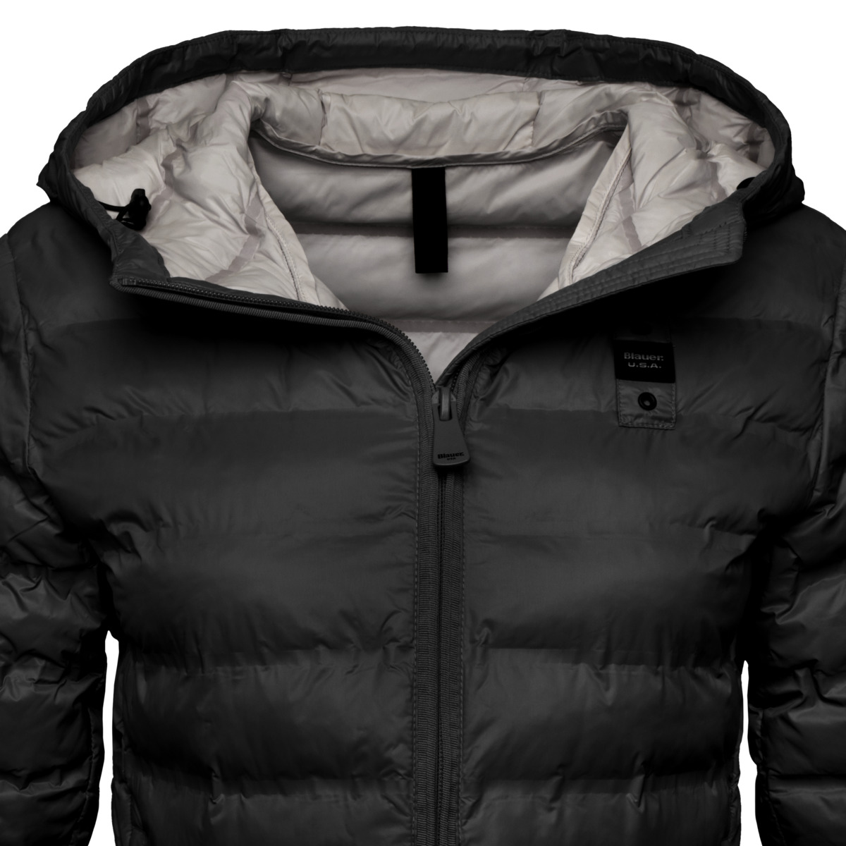 Blauer Ellis Steppjacke schwarz