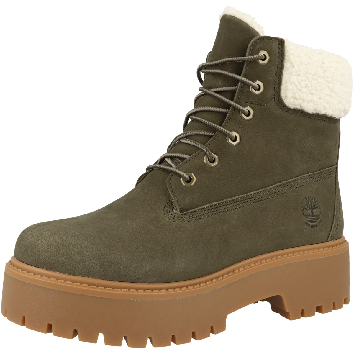 Timberland Stone Street Mid Warm Lined Waterproof Boot Dark Brown Full Grain Boots dunkelbraun