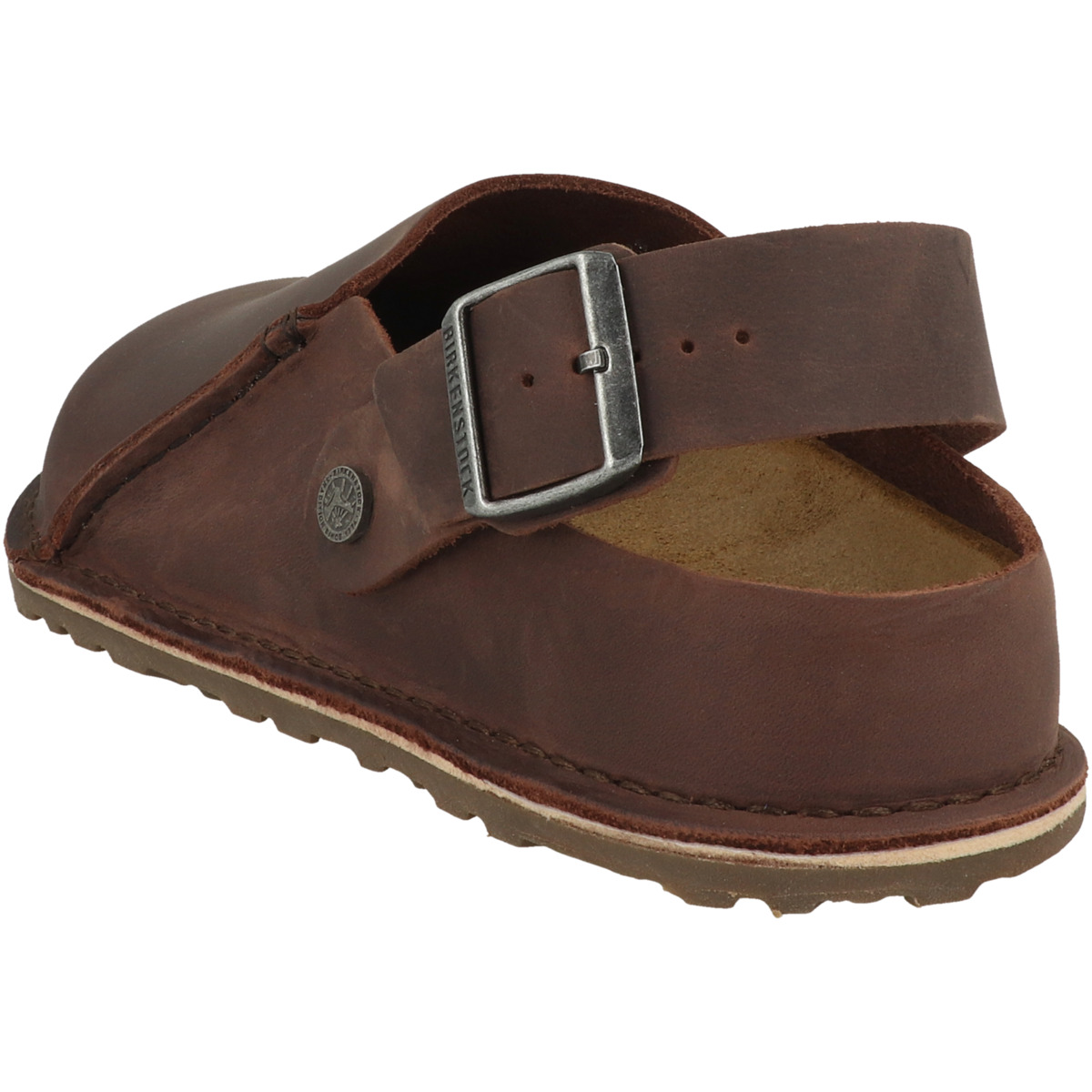 Birkenstock Lutry Premium Geöltes Nubukleder Hausschuhe normal dunkelbraun