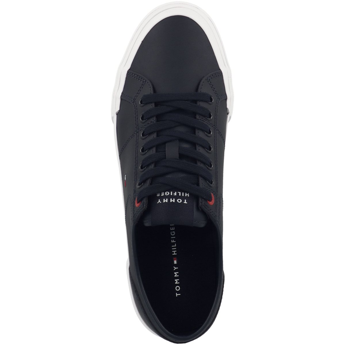 Tommy Hilfiger Core Corporate Vulc Leather Sneaker dunkelblau