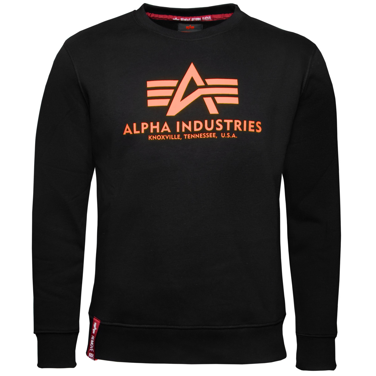 Alpha Industries Basic Sweater Neon Print Sweatshirt