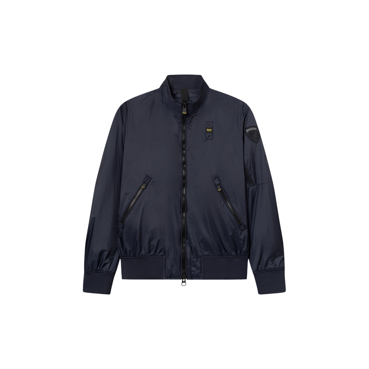 Blauer Brahms Übergangsjacke dunkelblau
