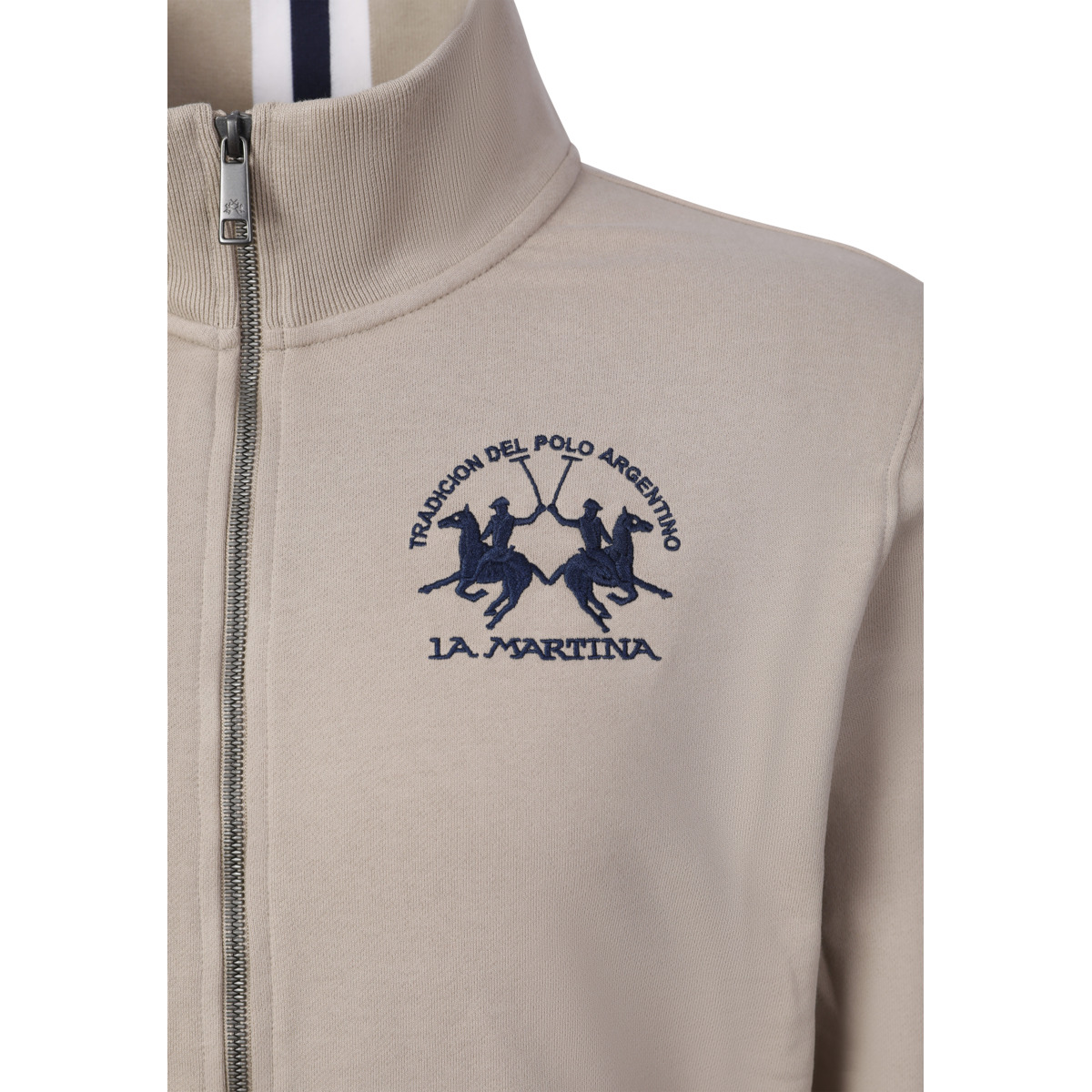 La Martina MCF300 Sweatjacke beige