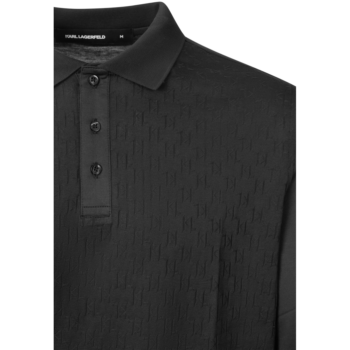 KARL LAGERFELD 745007 Langarmshirt schwarz
