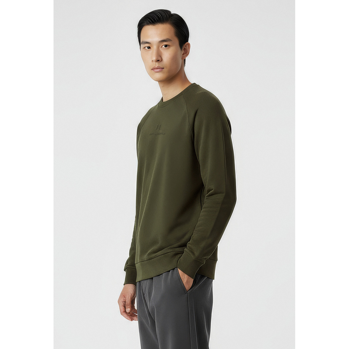 KARL LAGERFELD 705007 Sweatshirt dunkelgruen