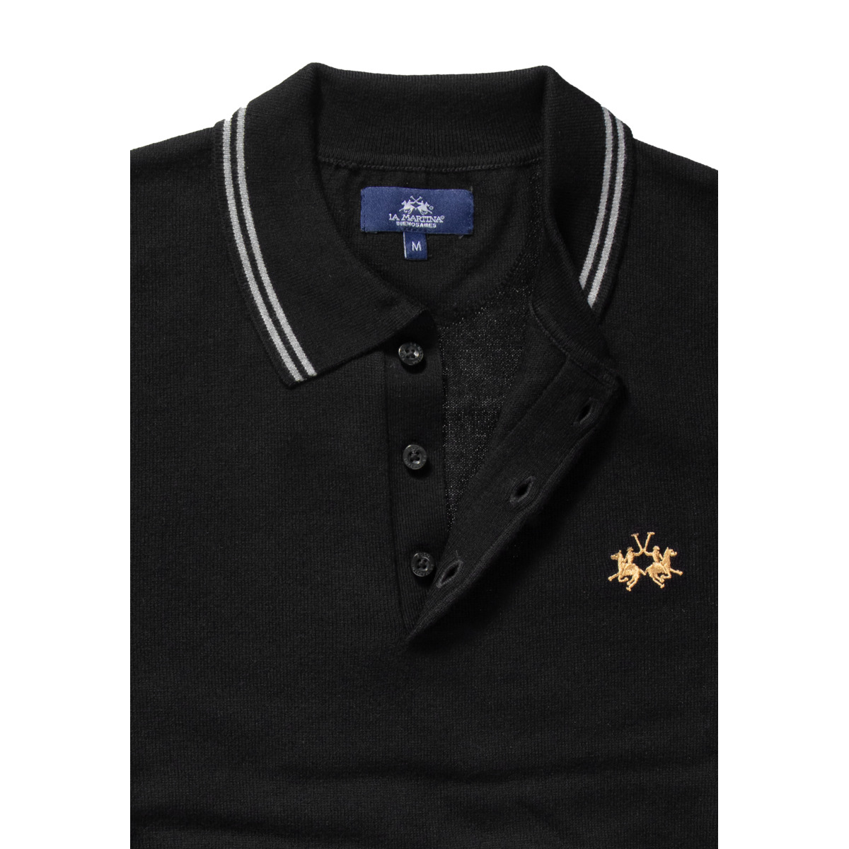 La Martina MBS306 Pullover schwarz