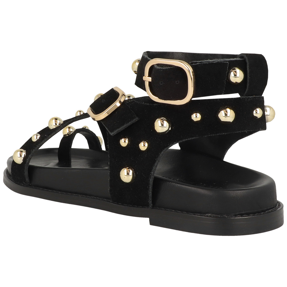 Steve Madden Linear Sandale schwarz