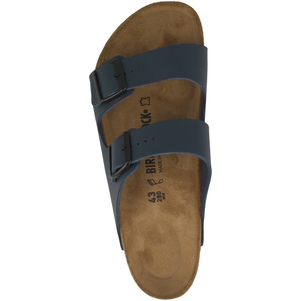 Birkenstock Arizona Birko-Flor Sandale schmal blau