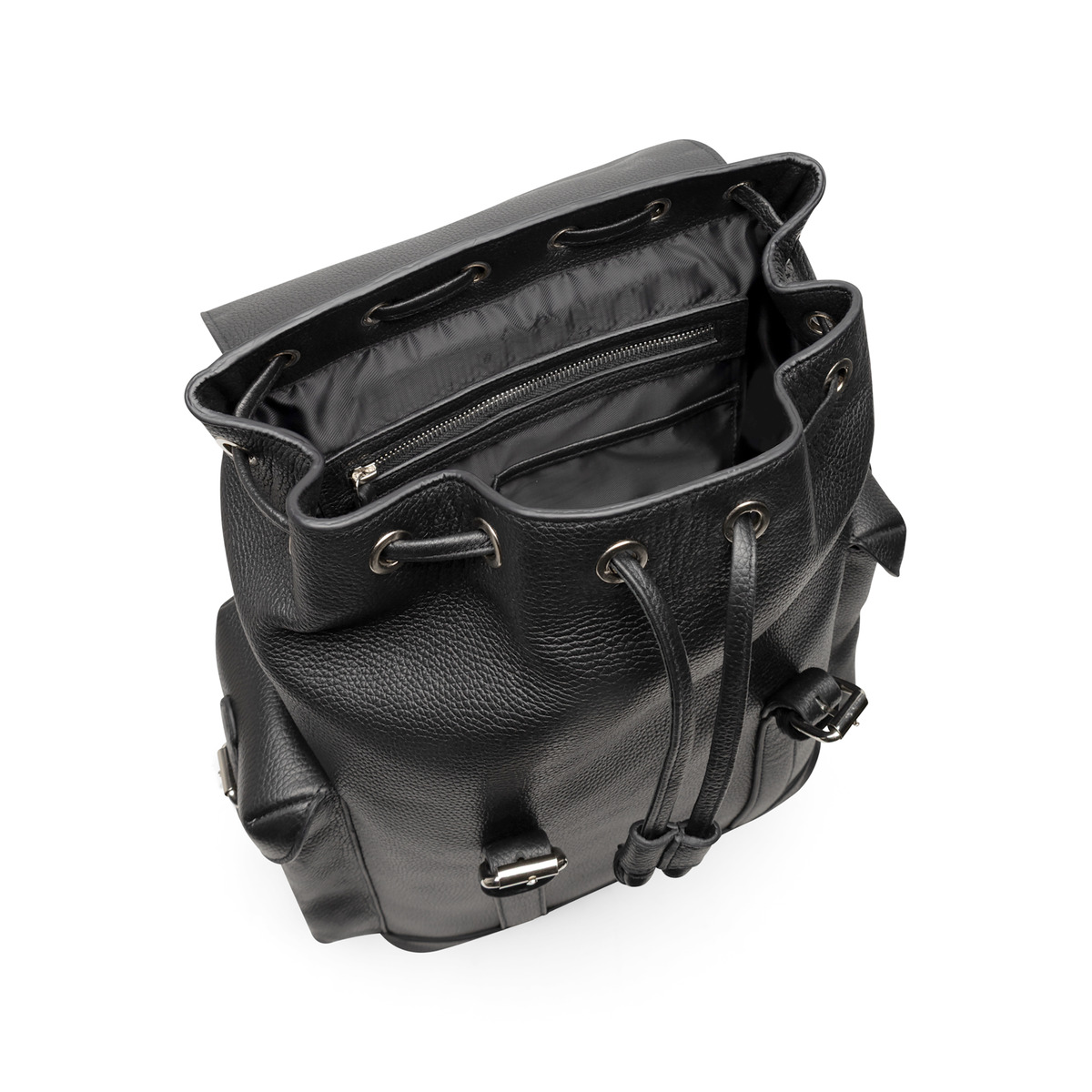 Bolongaro Trevor Belmont Backpack Lederrucksack schwarz