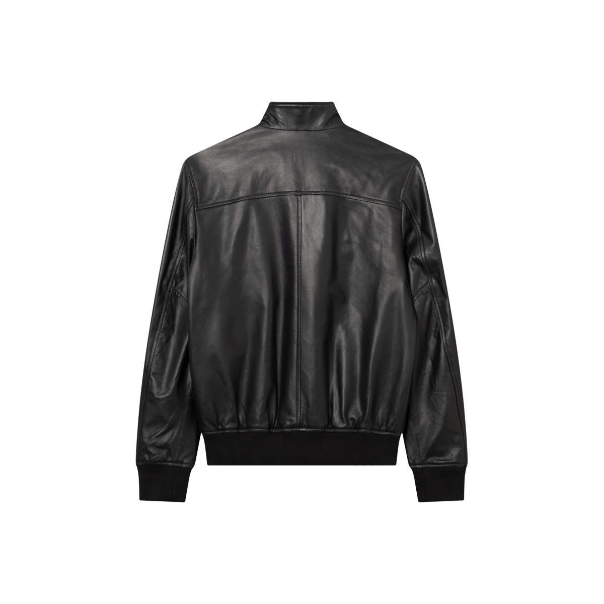 Blauer Coniston Lederjacke schwarz