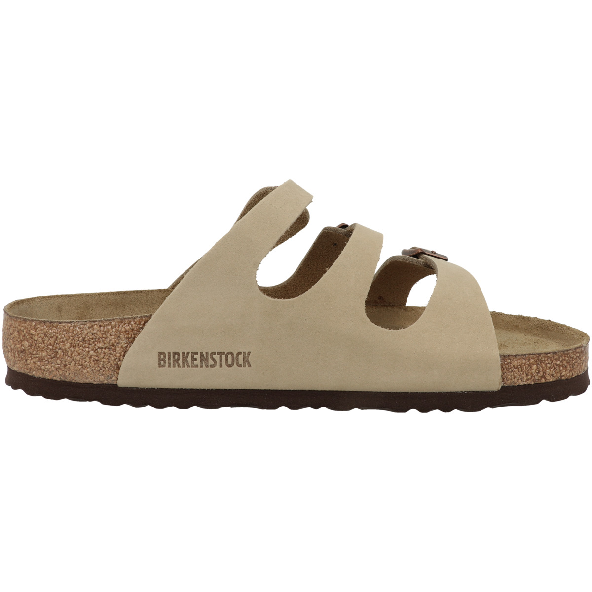 Birkenstock Florida SFB geöltes Nubukleder Sandale Weichbettung normal braun