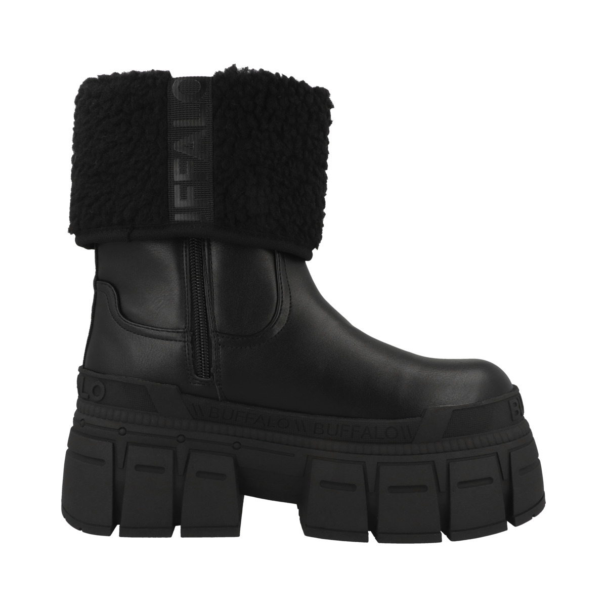 Buffalo Gospher Fold Warm Winterstiefel schwarz