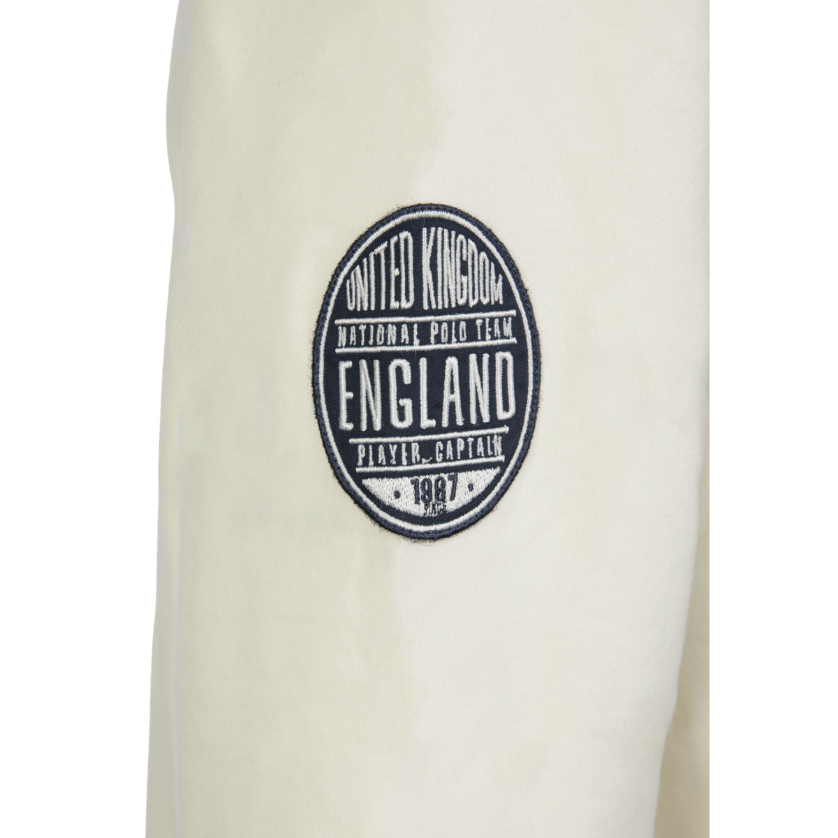 La Martina MBF309 Kapuzenpullover creme