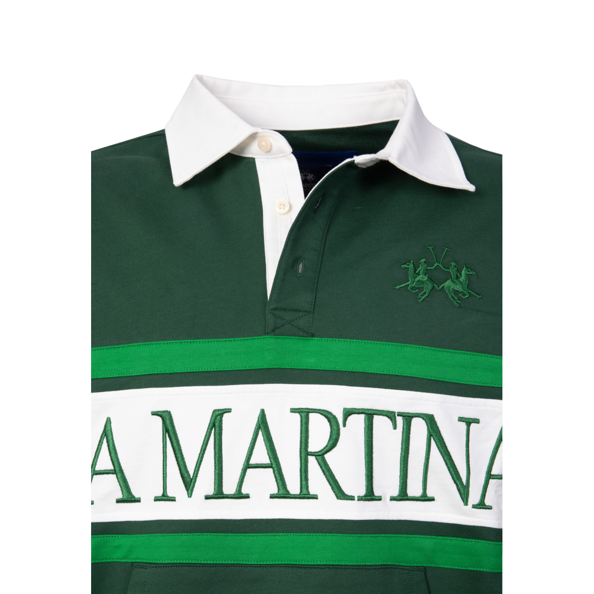 La Martina MCF008 Sweatshirt weiss