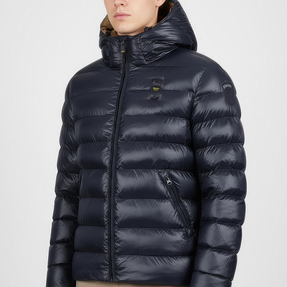 Blauer Adams Steppjacke blau
