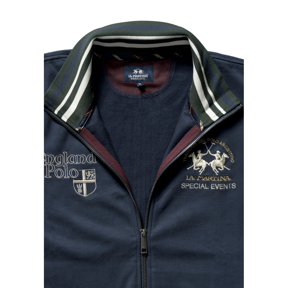 La Martina MBF304 Sweatjacke dunkelblau