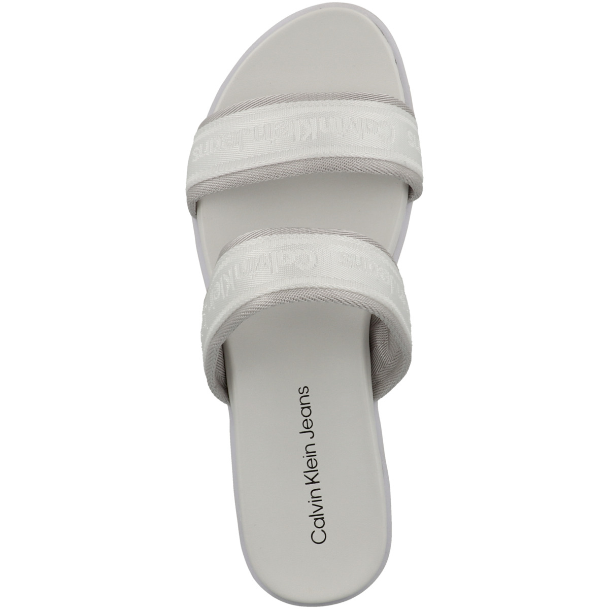 Calvin Klein Flatform Sandal Twostraps Sandale weiss
