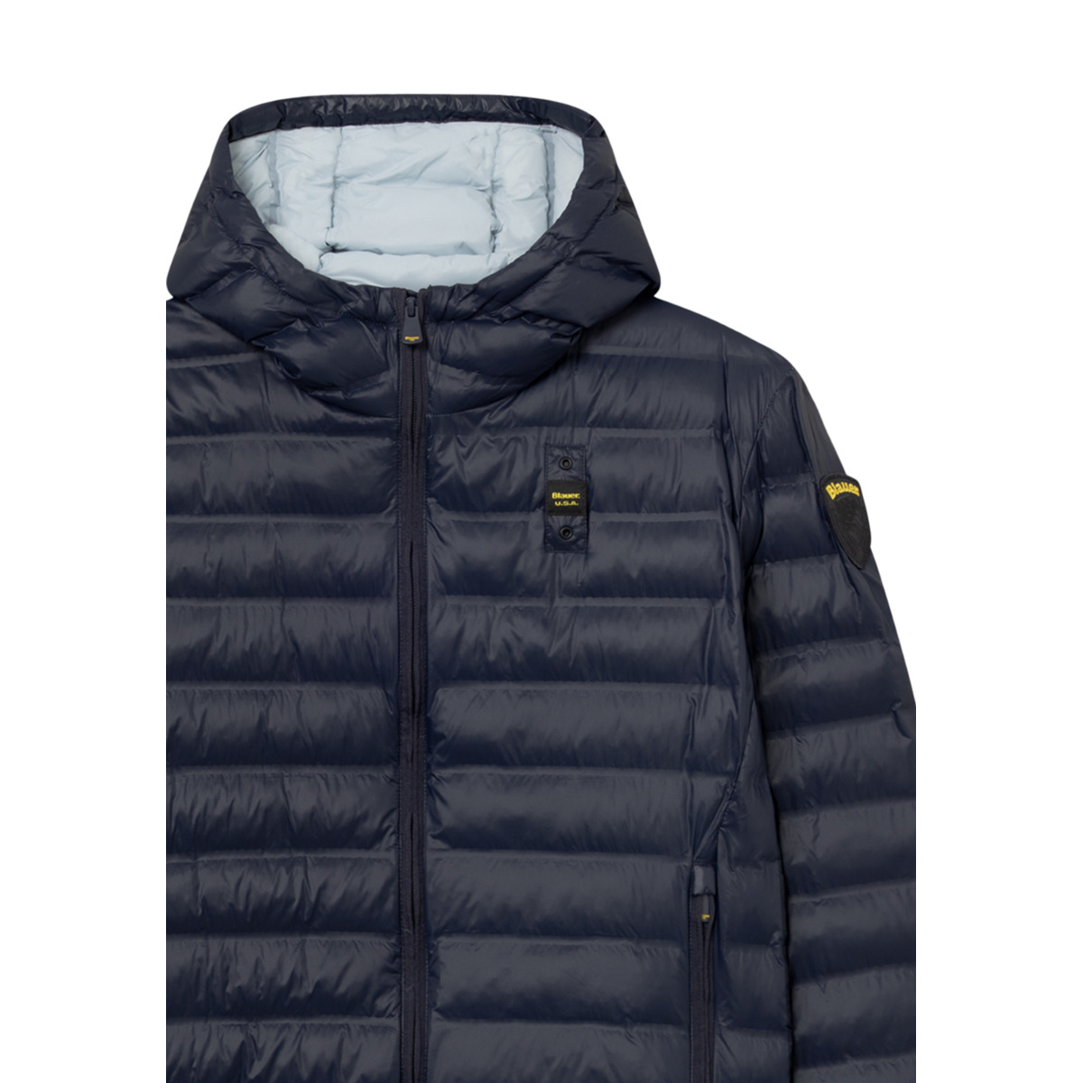 Blauer Charles Steppjacke dunkelblau