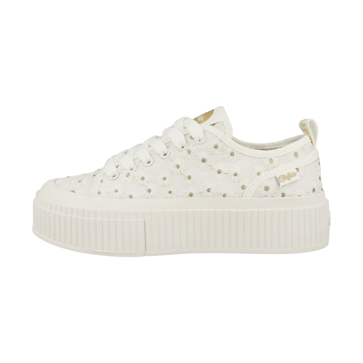 Buffalo Madison Low Bloom Sneaker low weiss