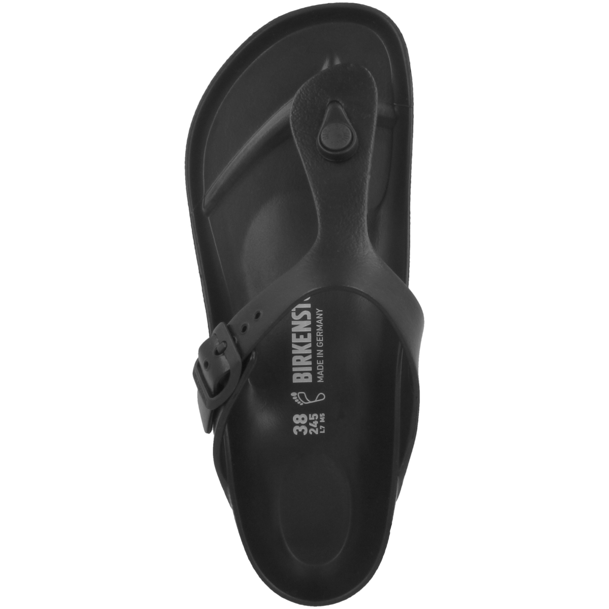 Birkenstock Gizeh EVA Zehensandale Badelatschen normal schwarz
