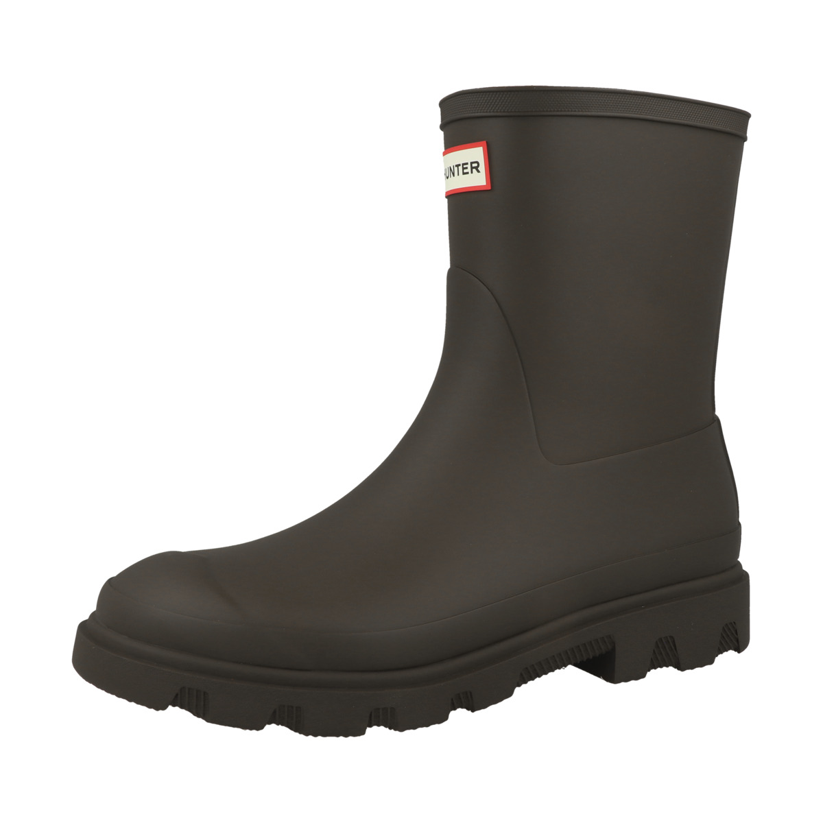 Hunter Unisex Downpour Short Boot Gummistiefel braun