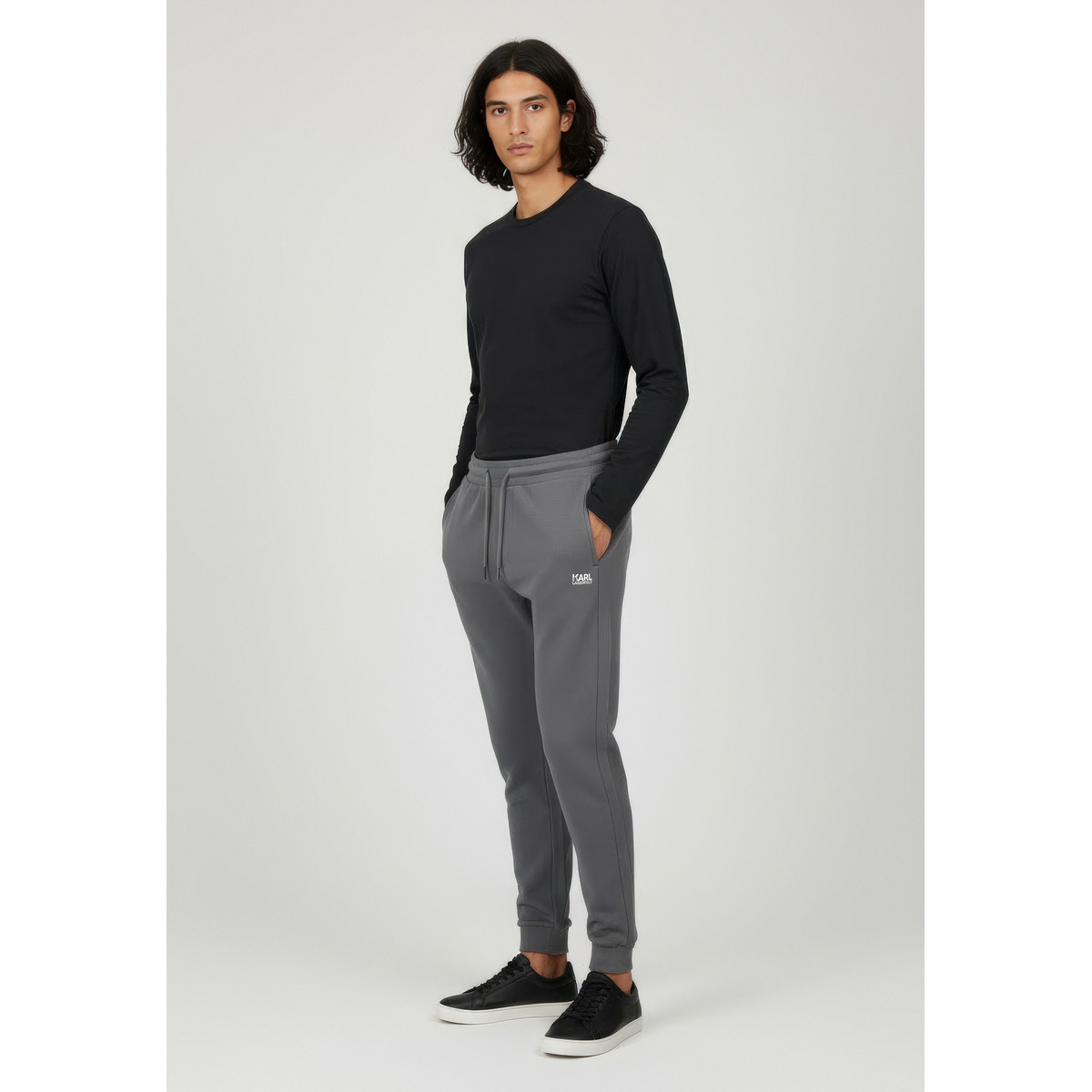 KARL LAGERFELD 705782 Sweathose dunkelgrau
