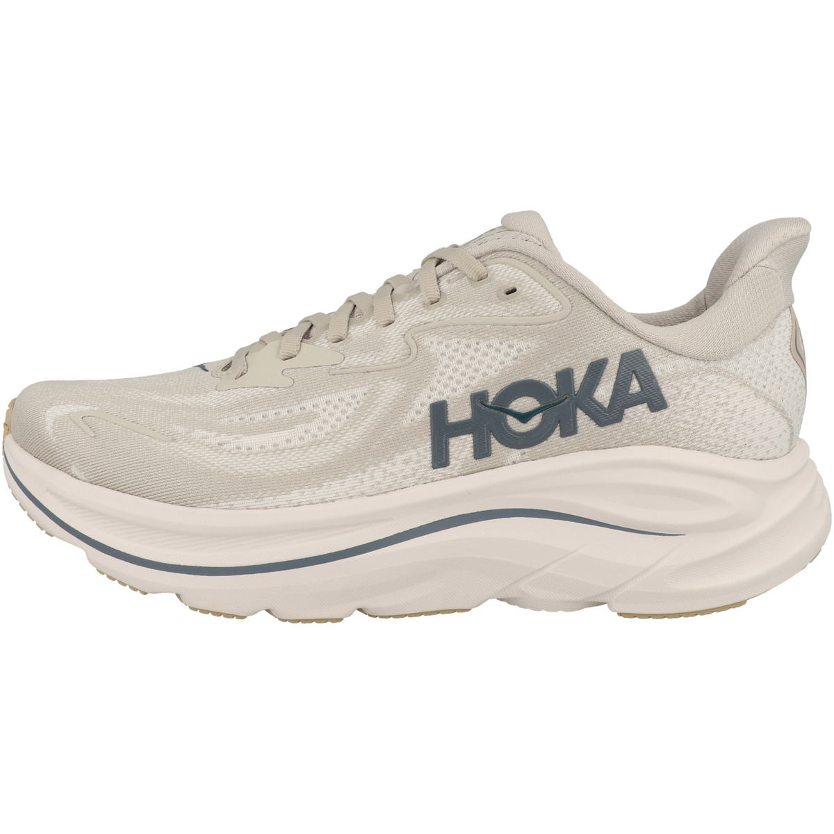 HOKA Clifton 10 Laufschuhe hellgrau/rosa
