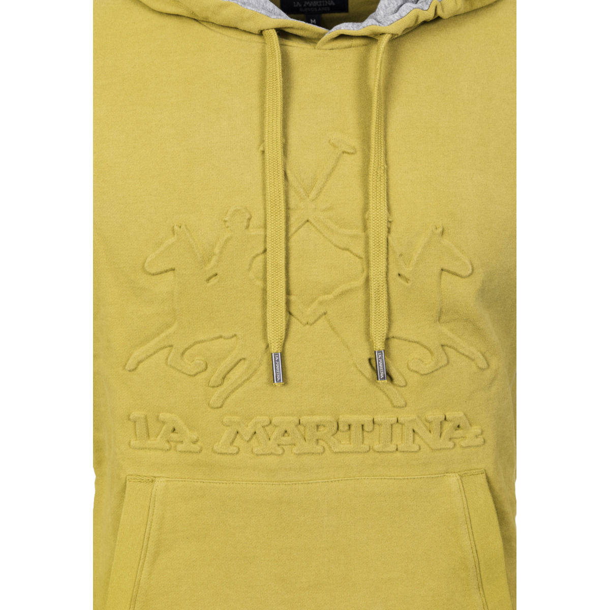 La Martina MBF010 Kapuzenpullover gelb