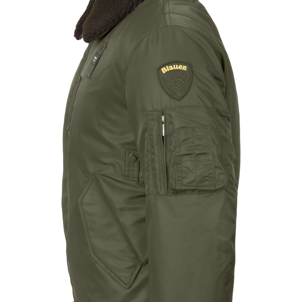 Blauer Marshall Bomberjacke gruen