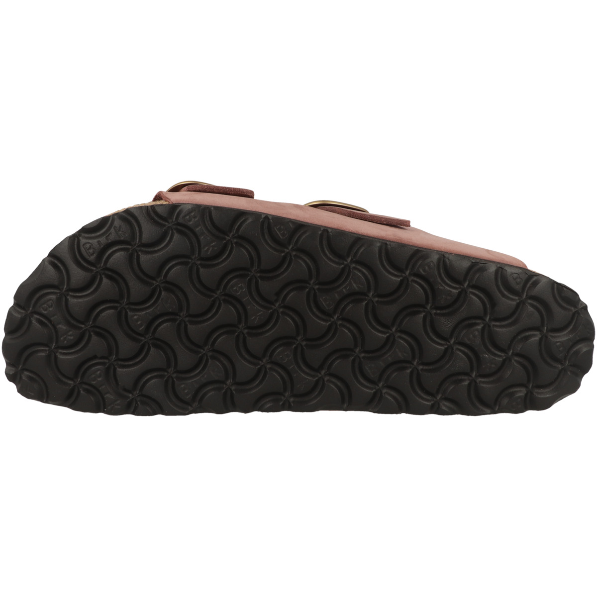 Birkenstock Arizona Big Buckle Nubukleder Sandale schmal braun