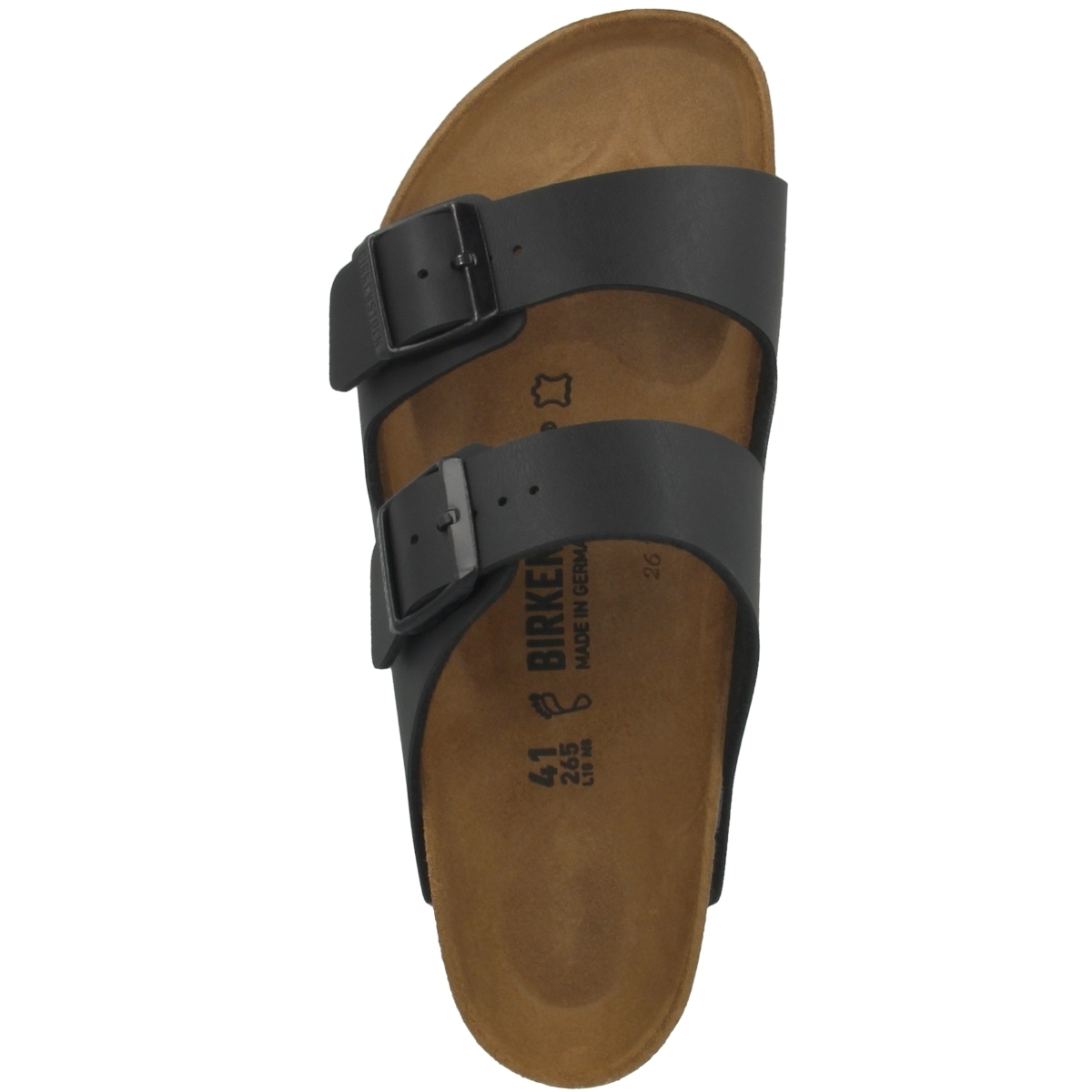 Birkenstock Arizona Birko-Flor Sandale schmal schwarz