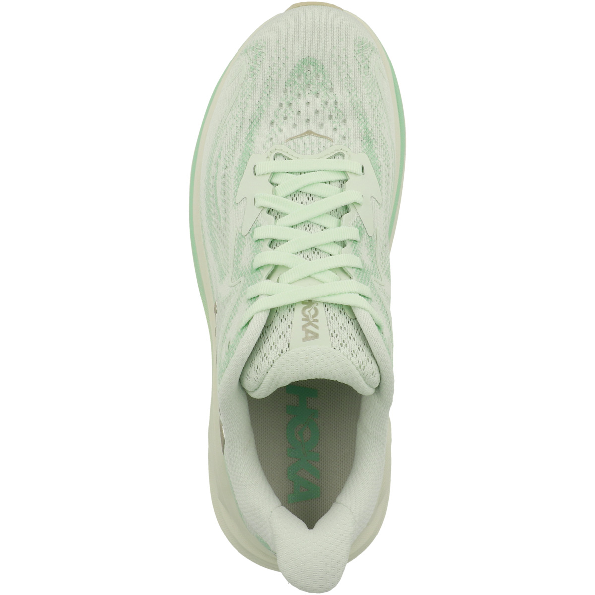 HOKA Clifton 10 Laufschuhe hellgruen