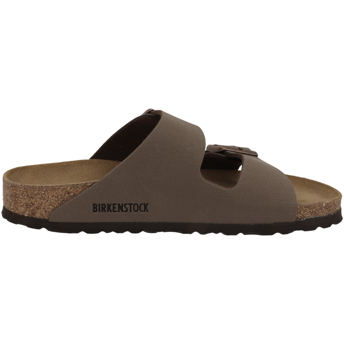 Birkenstock Arizona Birko-Flor Nubuk Sandale schmal braun