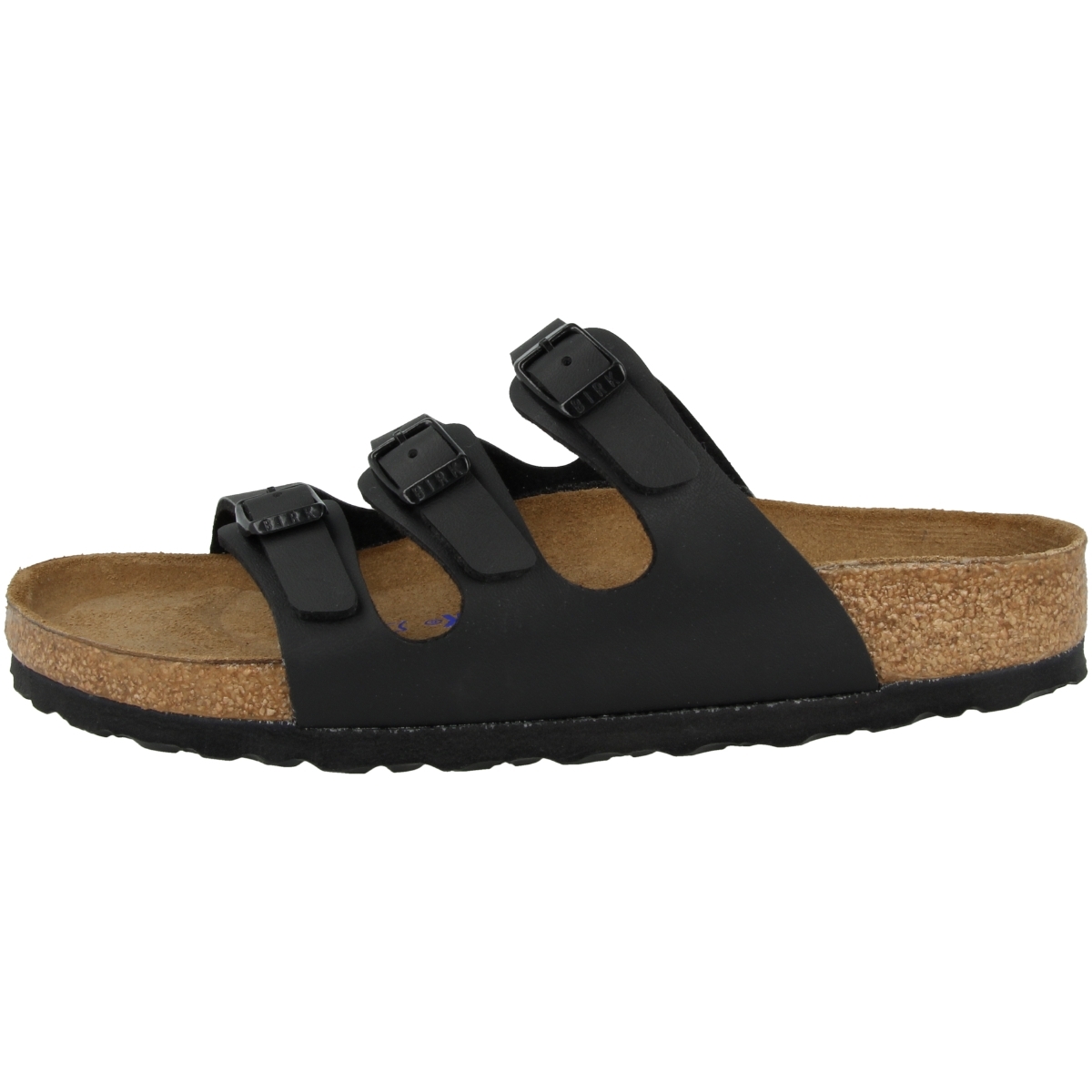 Birkenstock Florida SFB Birko-Flor Sandale Weichbettung normal schwarz
