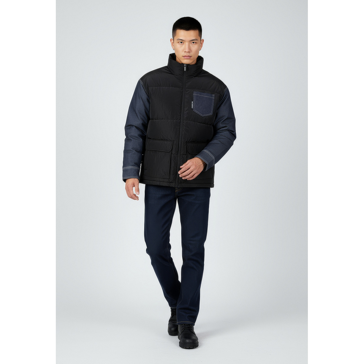 KARL LAGERFELD 505000 Winterjacke schwarz