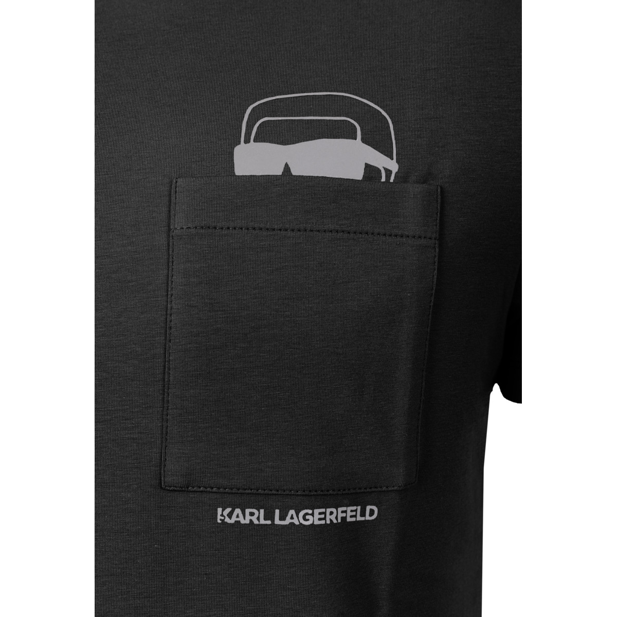 KARL LAGERFELD 755047 T-Shirt schwarz