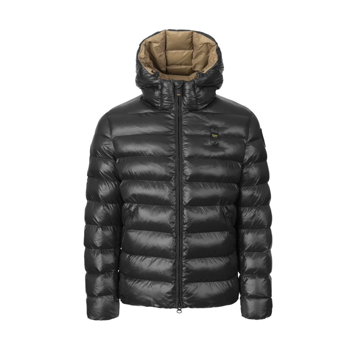 Blauer Adams Steppjacke schwarz