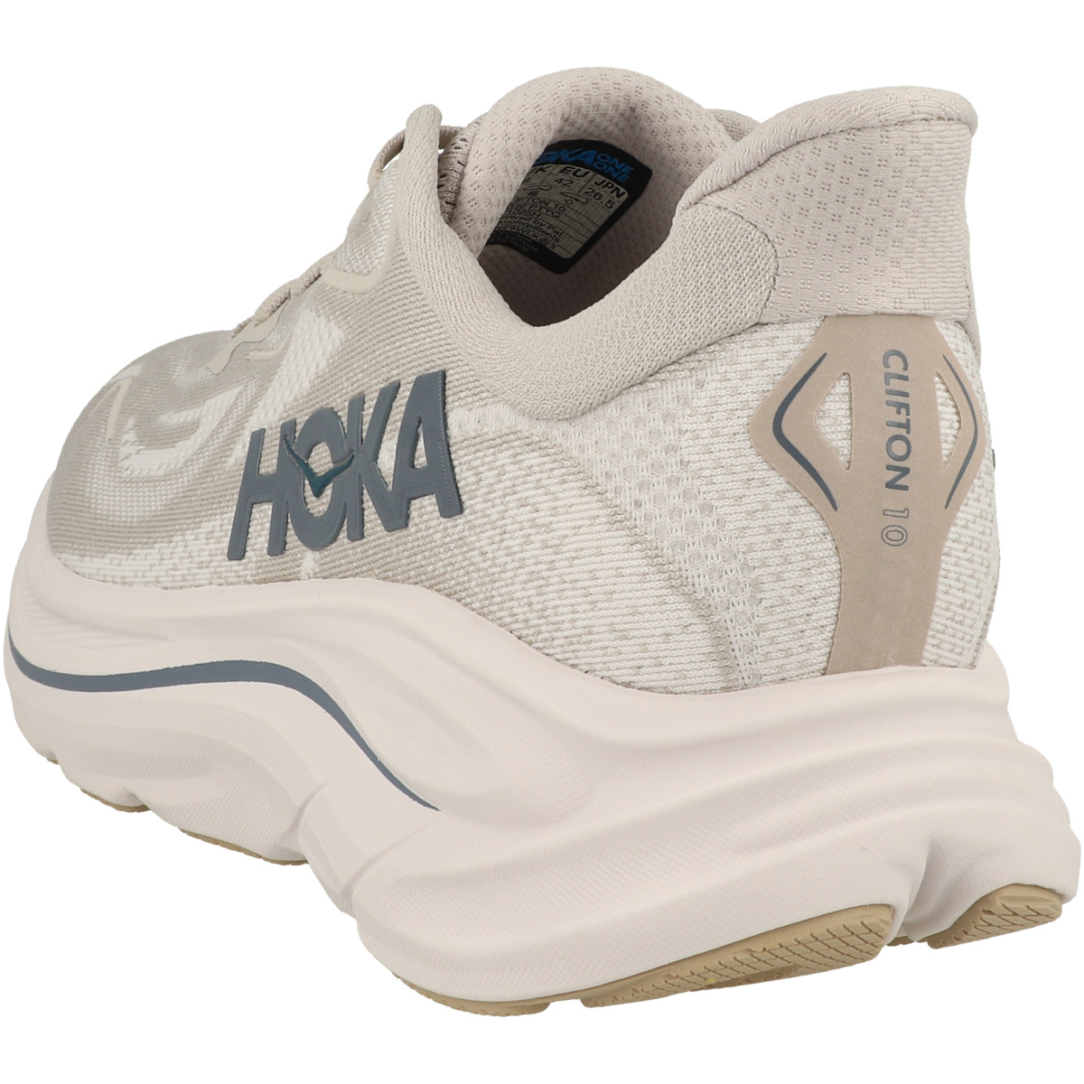 HOKA Clifton 10 Laufschuhe hellgrau/rosa