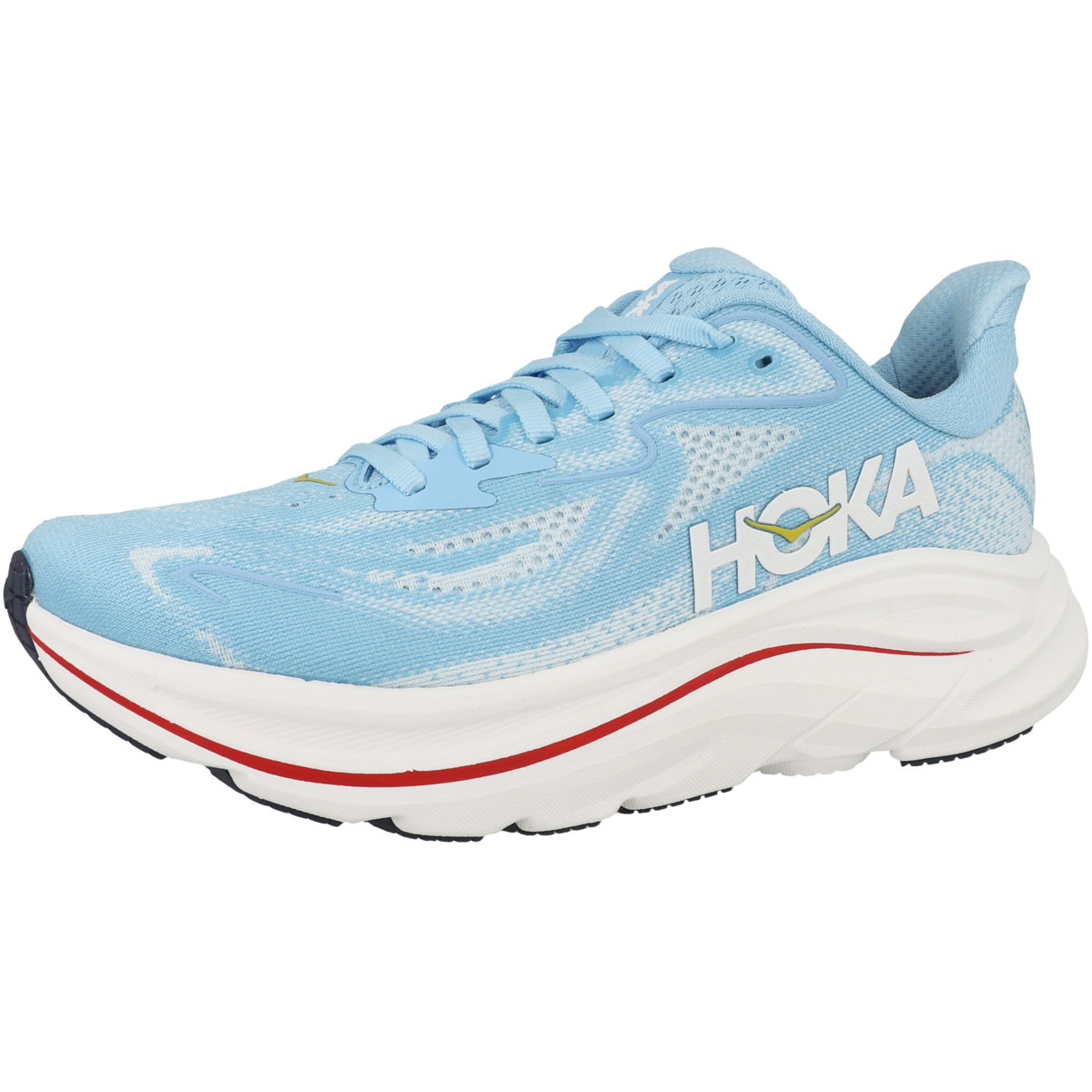 HOKA Clifton 10 Laufschuhe hellblau