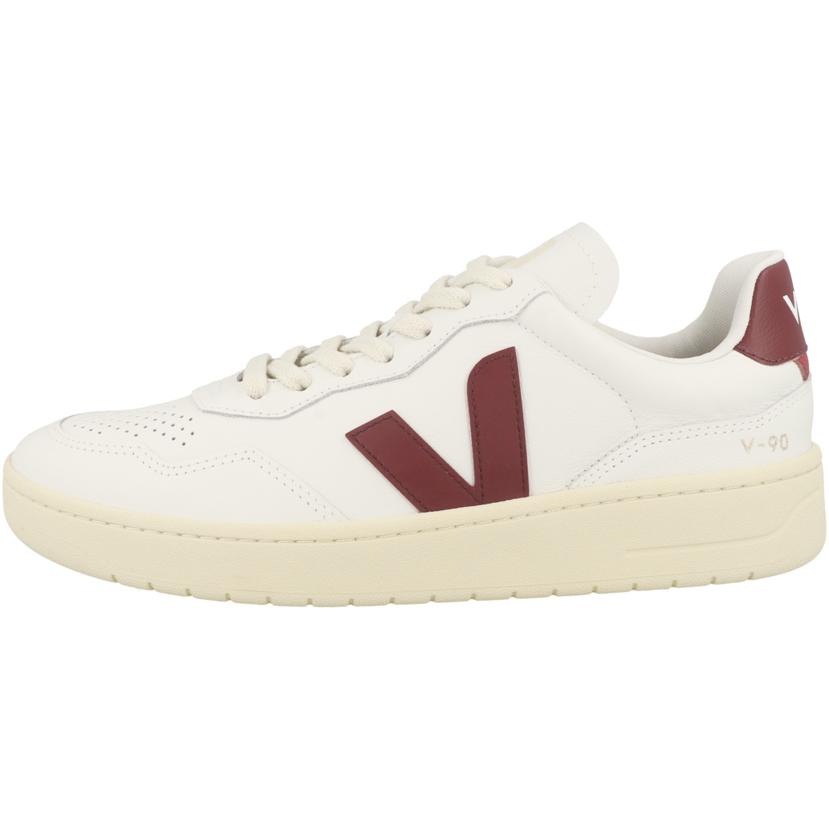 VEJA V-90 O.T. Leather Sneaker low weiss