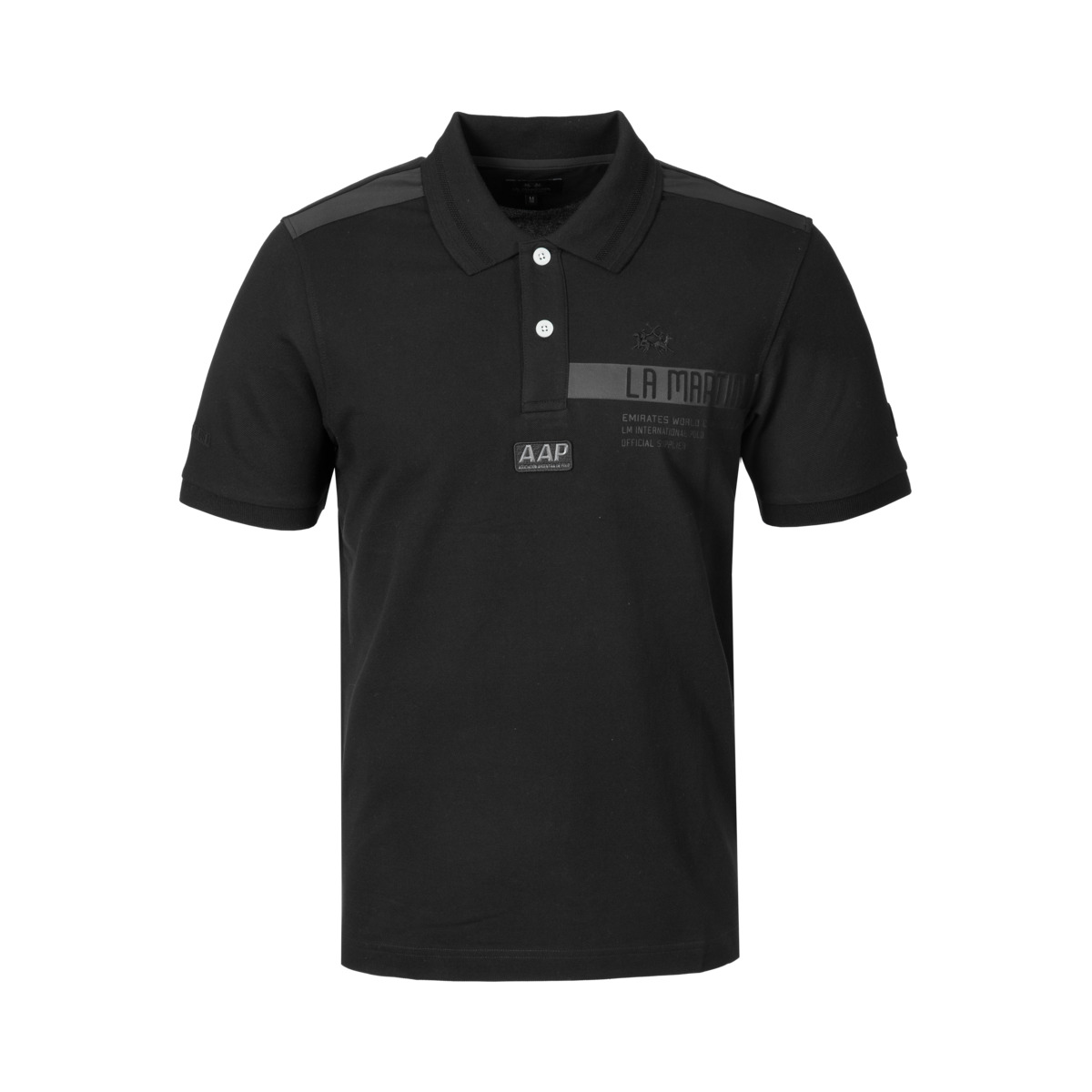 La Martina MCP321 Poloshirt schwarz
