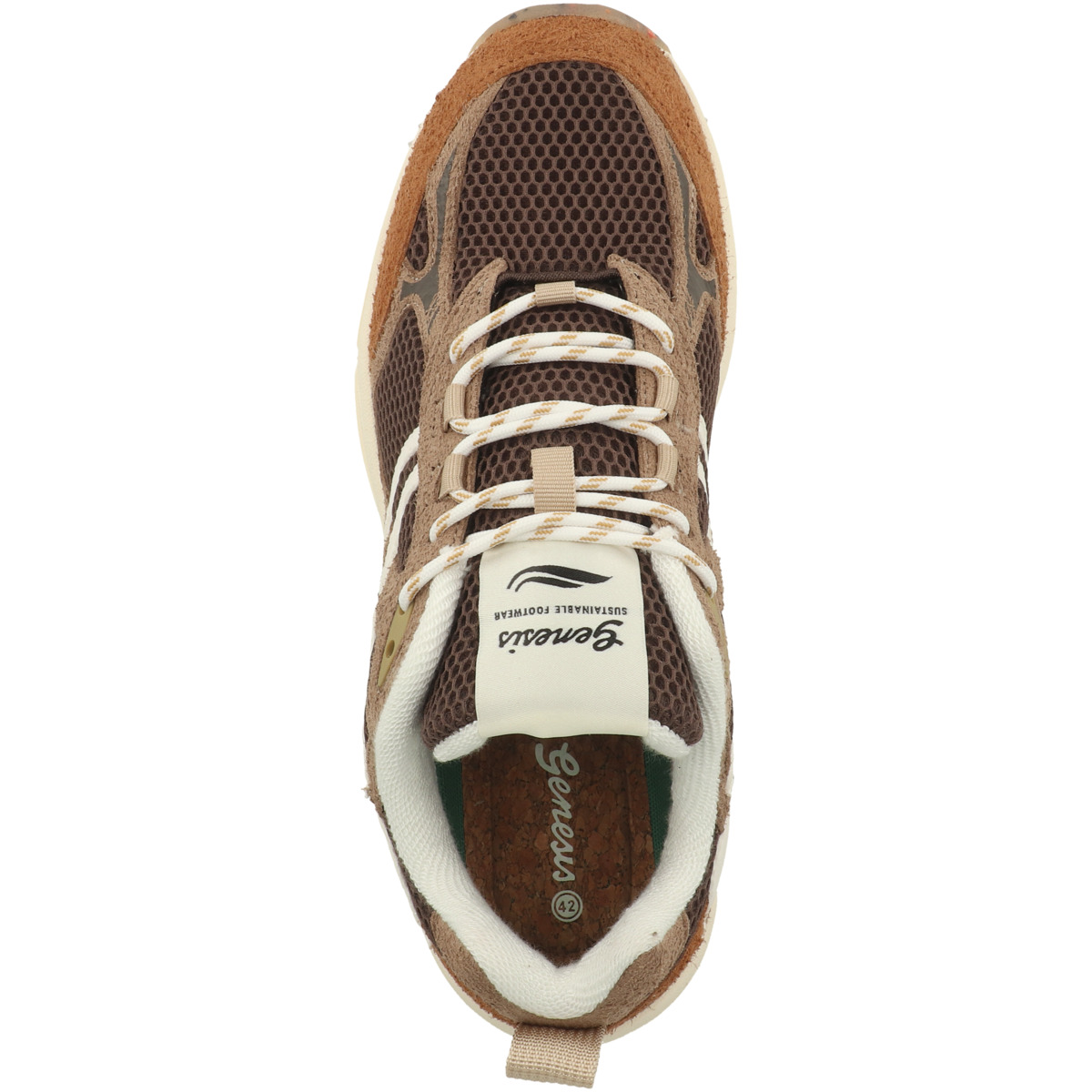 Genesis G-Eco'99 Spotted Sole Sneaker low hellbraun