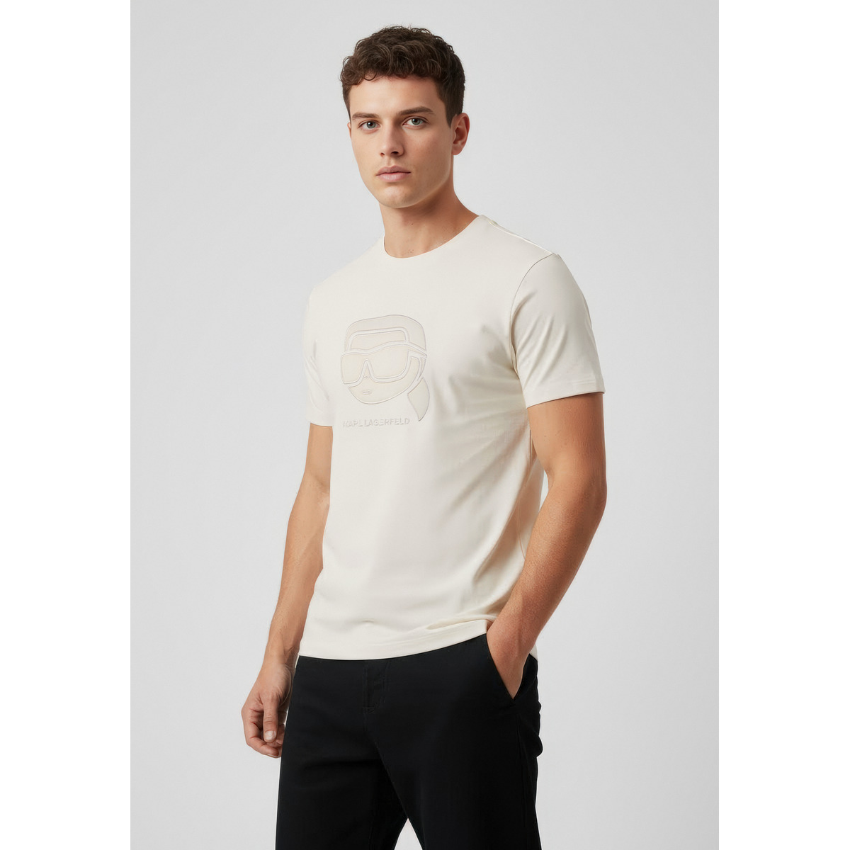 KARL LAGERFELD 755052 T-Shirt creme
