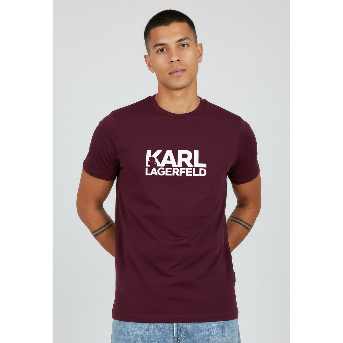 KARL LAGERFELD 755087 T-Shirt bordeaux