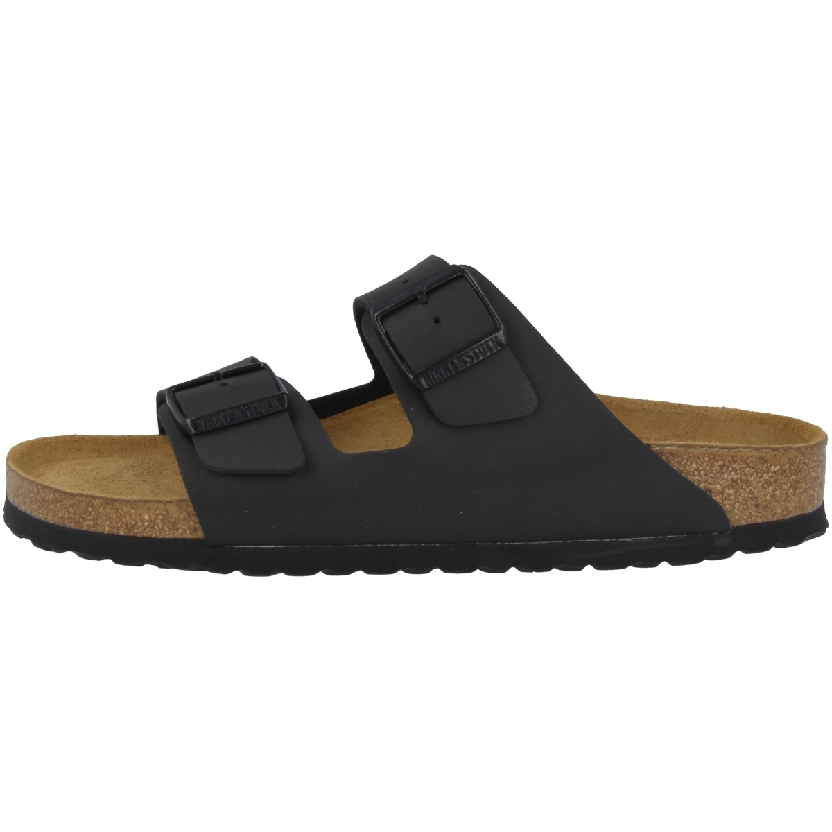 Birkenstock Arizona Birko-Flor Sandale Weichbettung schmal schwarz