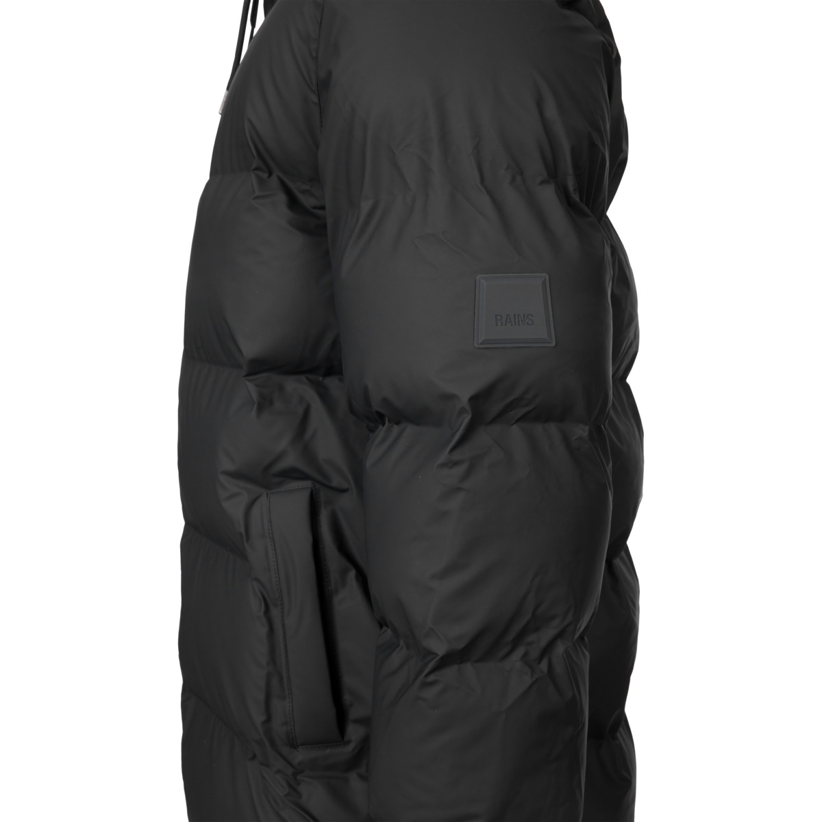 Rains Alta Longer Puffer Jacket W3T3 Winterjacke schwarz