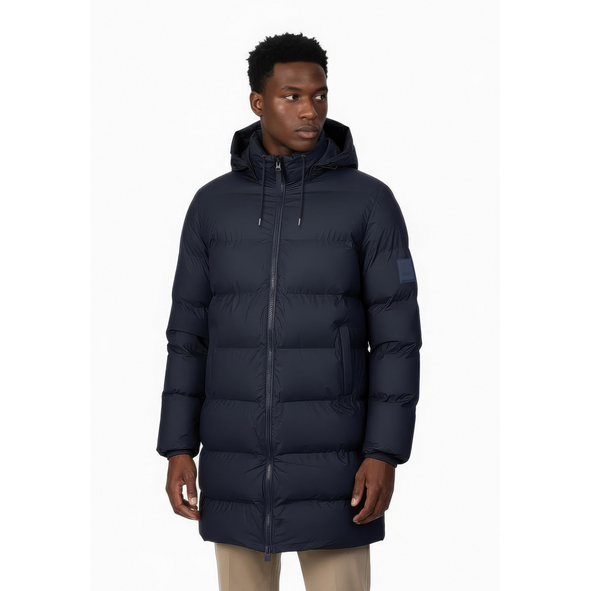 Rains Alta Longer Puffer Jacket W3T3 Winterjacke dunkelblau
