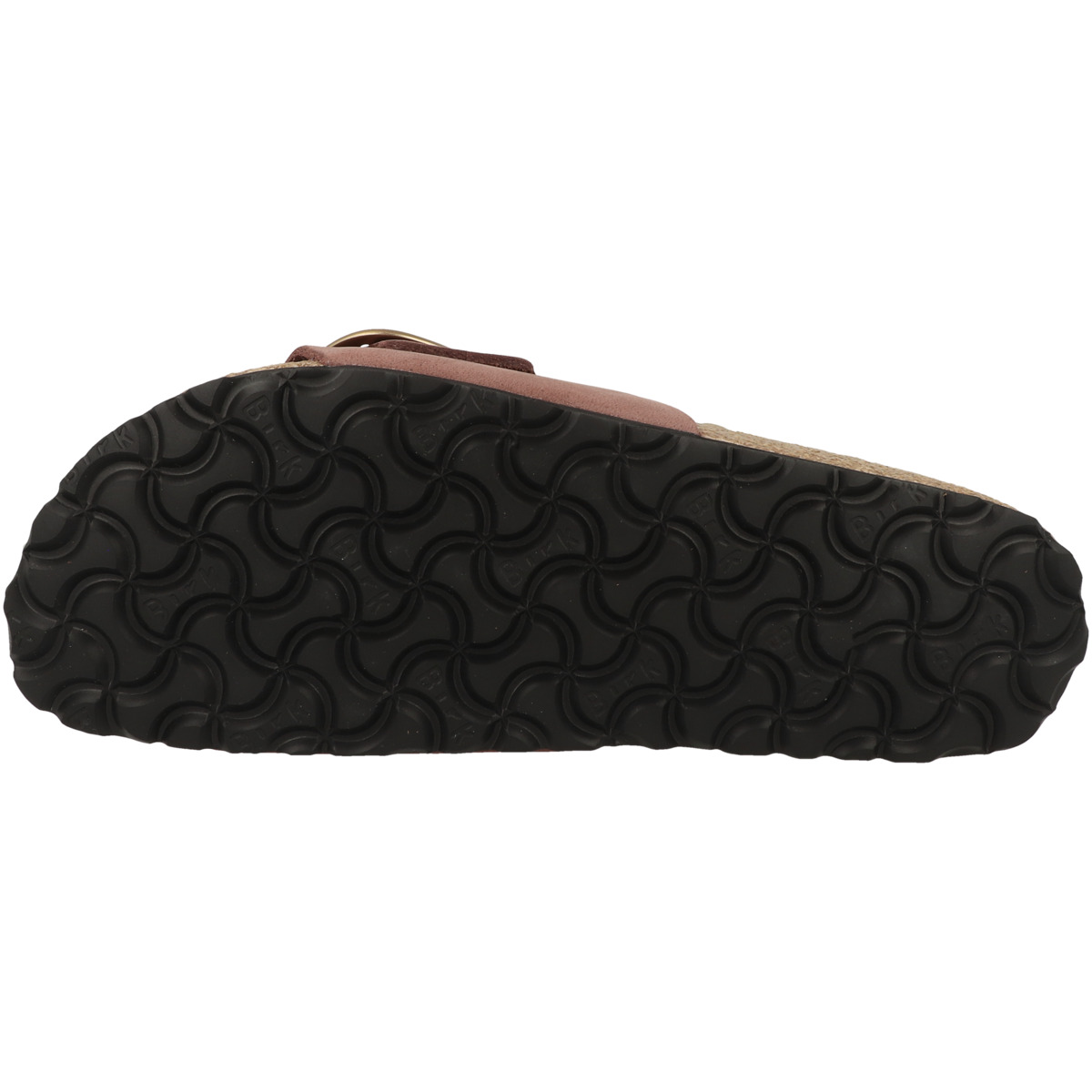 Birkenstock Madrid Big Buckle Nubukleder Sandale schmal braun